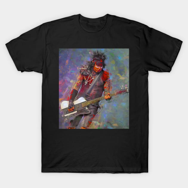 Nikki Sixx T-Shirt by IconsPopArt